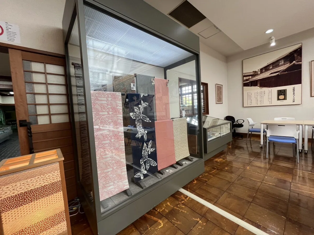 玉のnoteに掲載されている伊勢型紙の展示風景